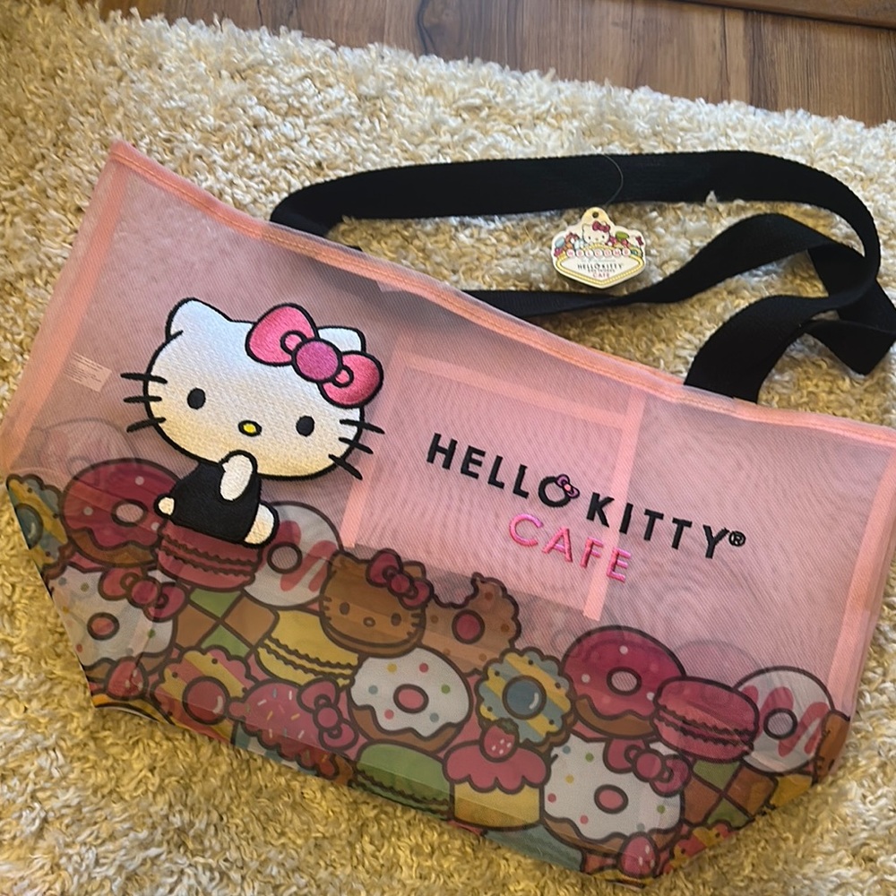 Hello Kitty Cafe Pink Tote Bag
